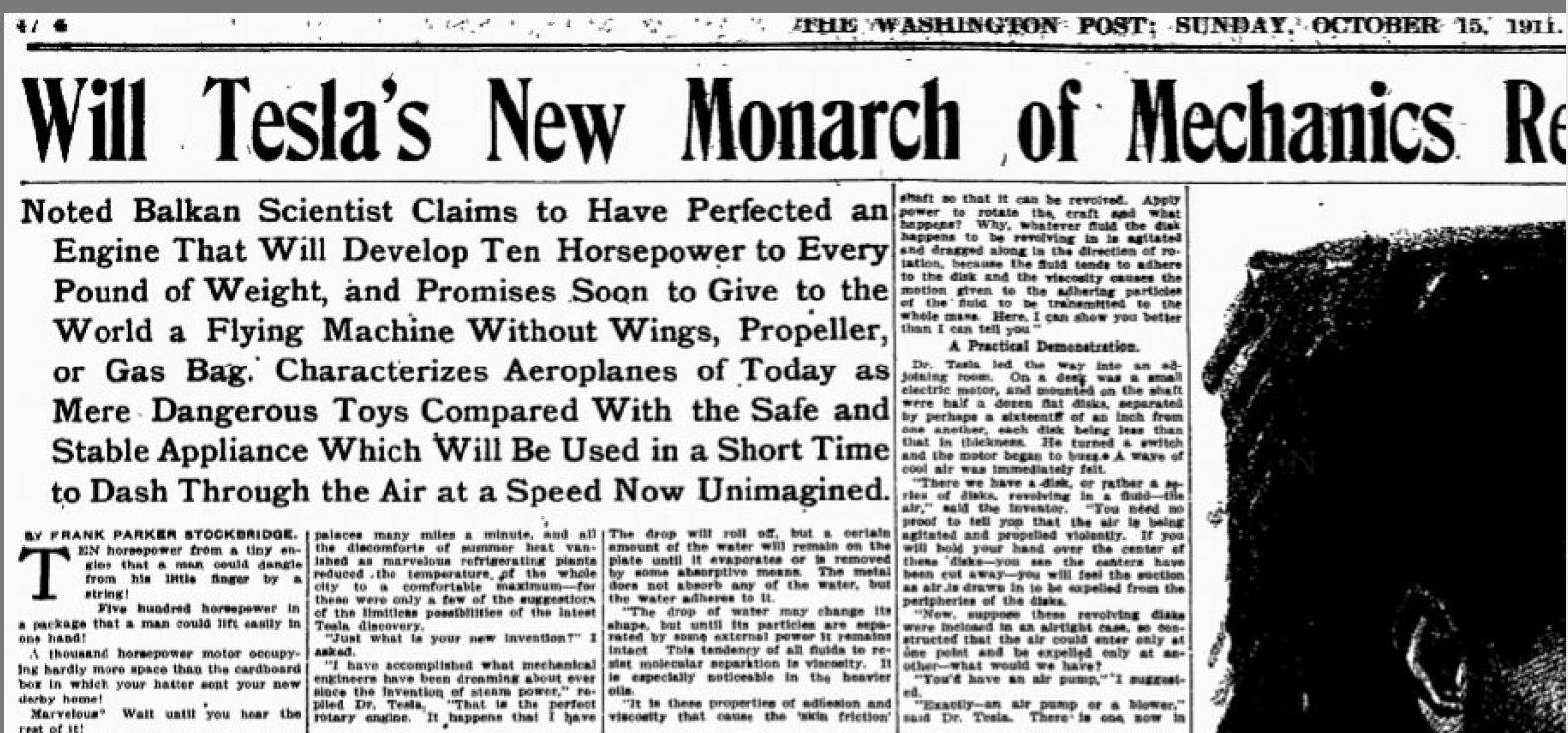 The Washington Post, October 15, 1911